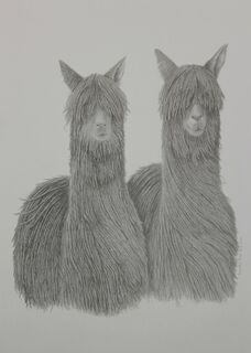 Greetings Card (Blank) - Two Suri